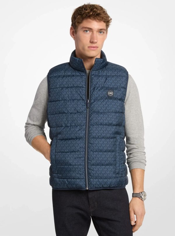 Michael Kors Abbou Signature Logo Reversible Vest - Preorder