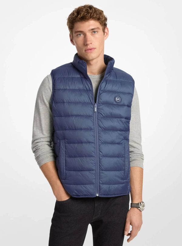 Michael Kors Abbou Signature Logo Reversible Vest - Preorder