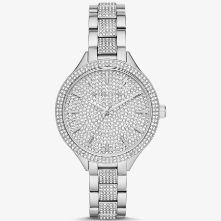 Michael Kors Pavé Silver-Tone Watch - Preorder — Silver