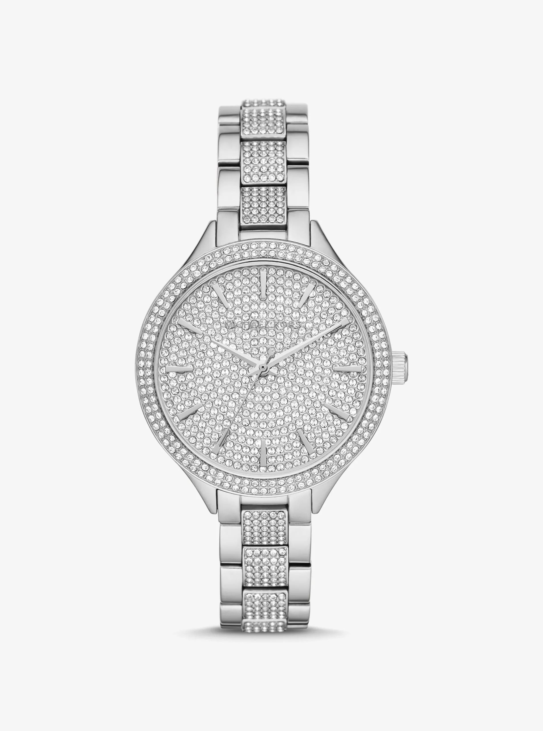 Michael Kors Pavé Silver-Tone Watch - Preorder