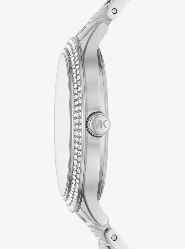 Michael Kors Pavé Silver-Tone Watch - Preorder