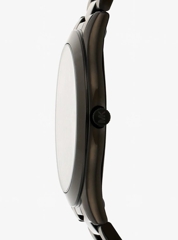 Michael Kors Oversized Slim Runway Black-Tone Watch - Preorder