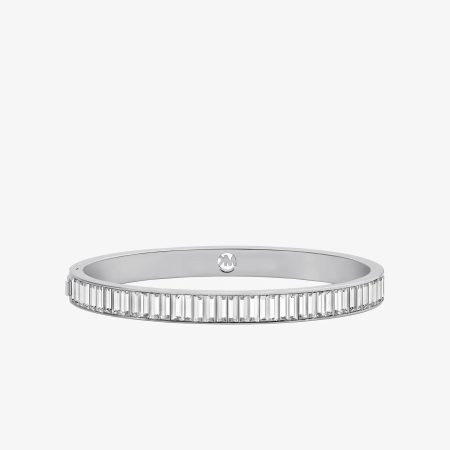 Michael Kors Cubic Zirconia Bangle - Preorder — Silver