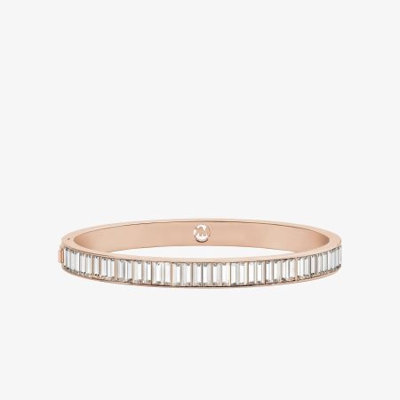 Michael Kors Cubic Zirconia Bangle - Preorder — Rose Gold