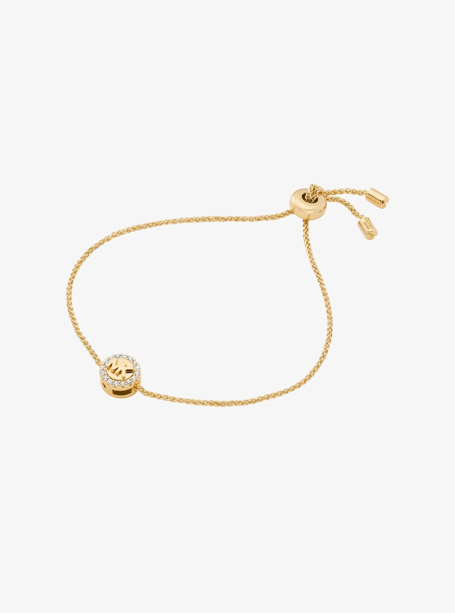 Michael Kors Pavé Logo Pendant Slider Bracelet - Preorder