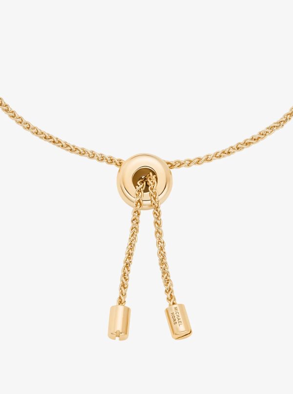 Michael Kors Pavé Logo Pendant Slider Bracelet - Preorder