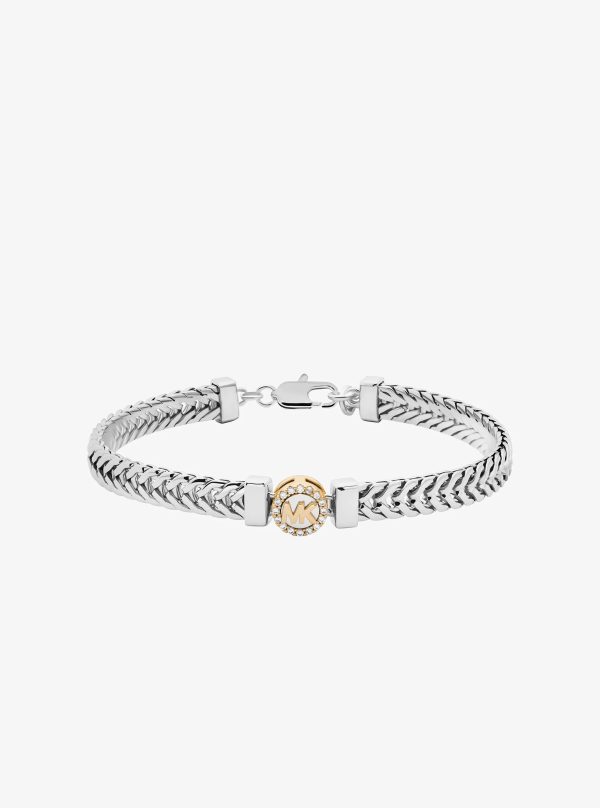 Michael Kors Pavé Logo Foxtail Chain Bracelet - Preorder