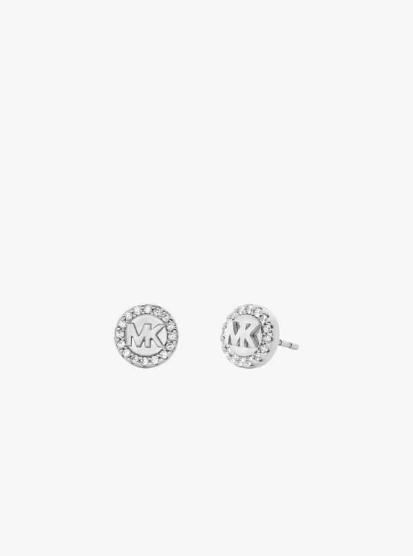 Michael Kors Pavé Logo Stud Earrings - Preorder