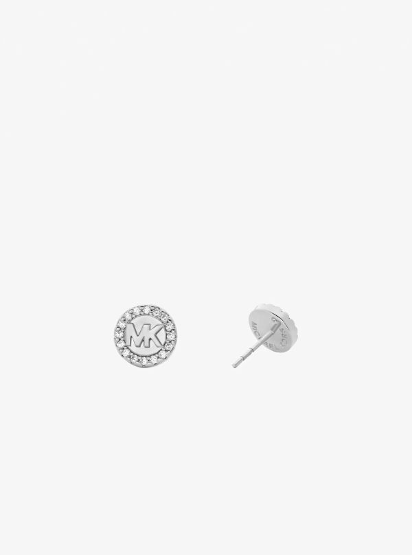 Michael Kors Pavé Logo Stud Earrings - Preorder