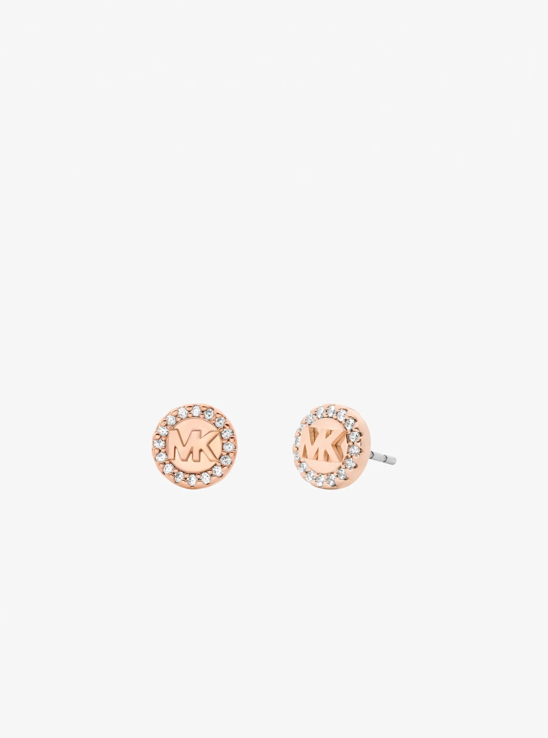 Michael Kors Pavé Logo Stud Earrings - Preorder