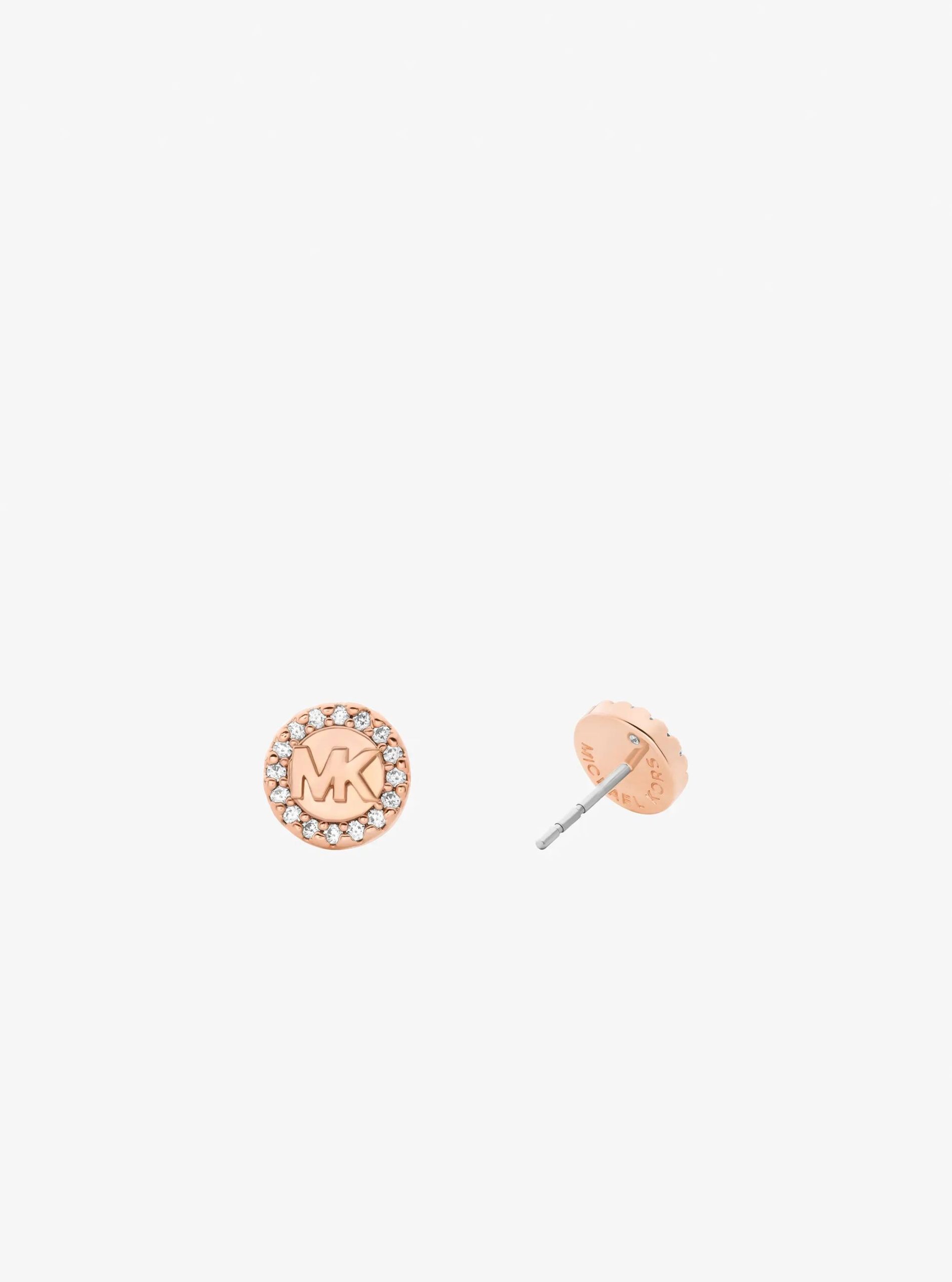 Michael Kors Pavé Logo Stud Earrings - Preorder - Image 2