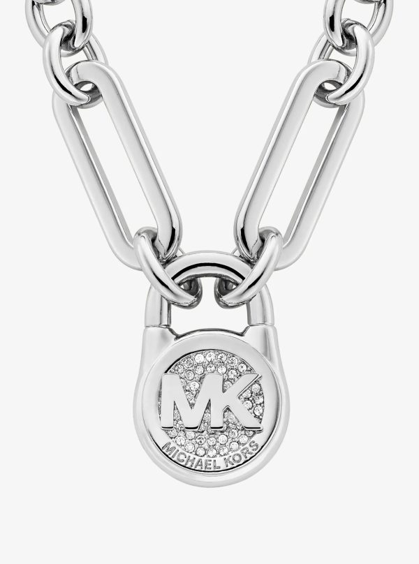 Michael Kors Pavé Lock Necklace - Preorder