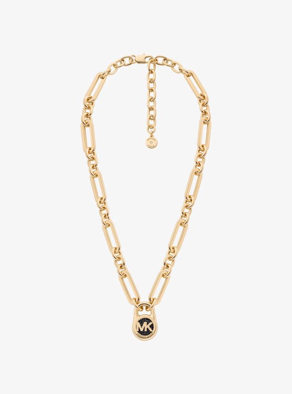 Michael Kors Pavé Lock Necklace - Preorder