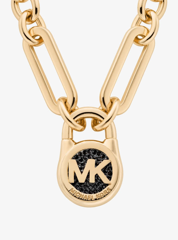Michael Kors Pavé Lock Necklace - Preorder