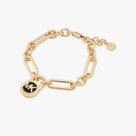 Michael Kors Pavé Lock Bracelet - Preorder — Gold