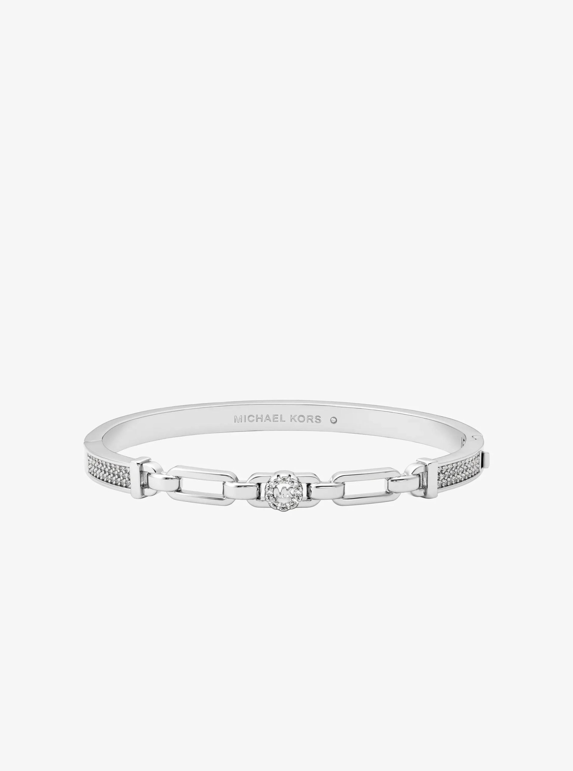 Michael Kors Pavé Logo Bangle and Stud Earrings Gift Set - Preorder