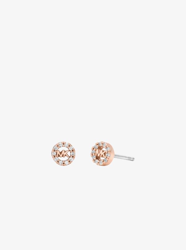 Michael Kors Pavé Logo Bangle and Stud Earrings Gift Set - Preorder
