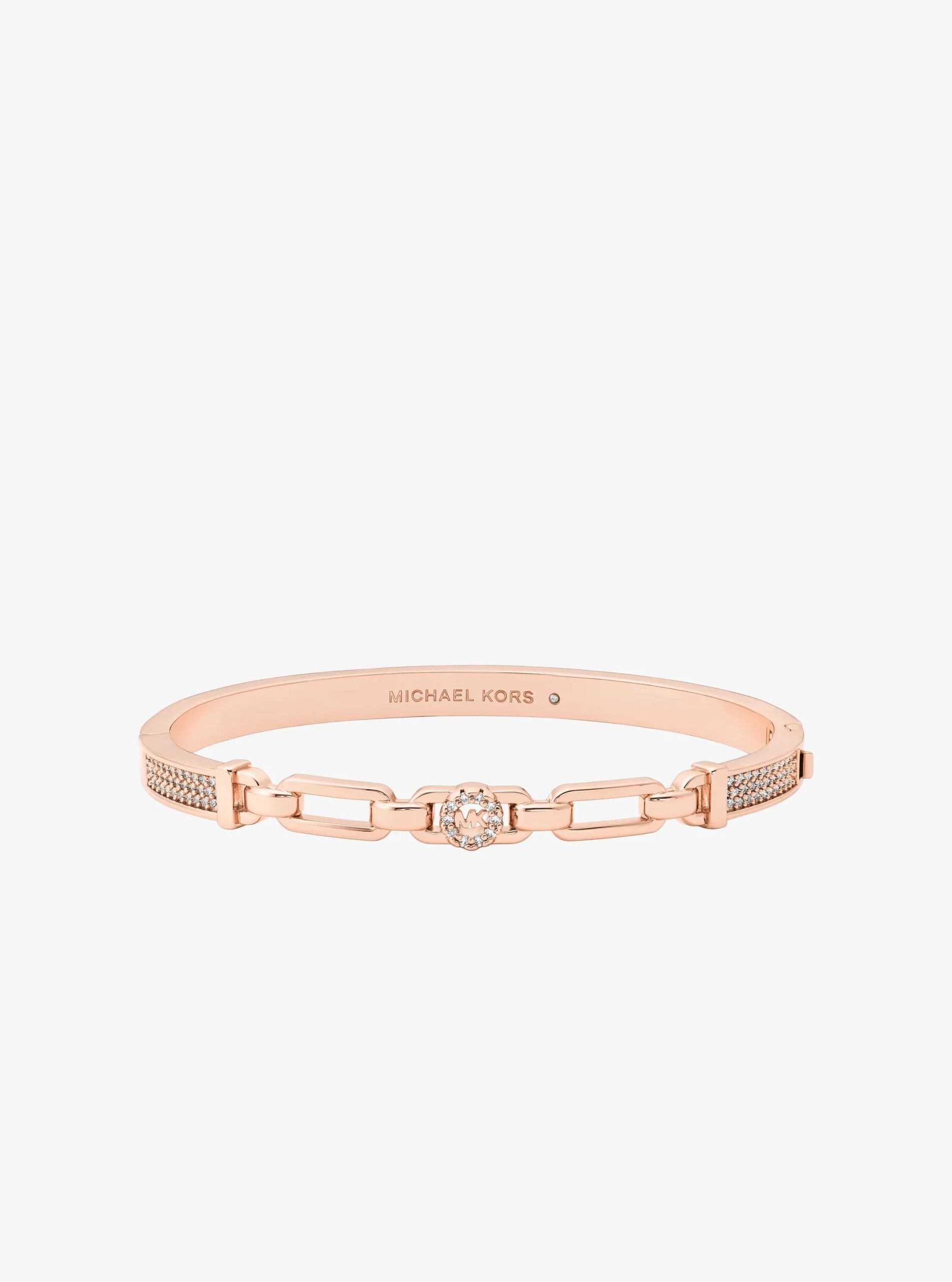Michael Kors Pavé Logo Bangle and Stud Earrings Gift Set - Preorder
