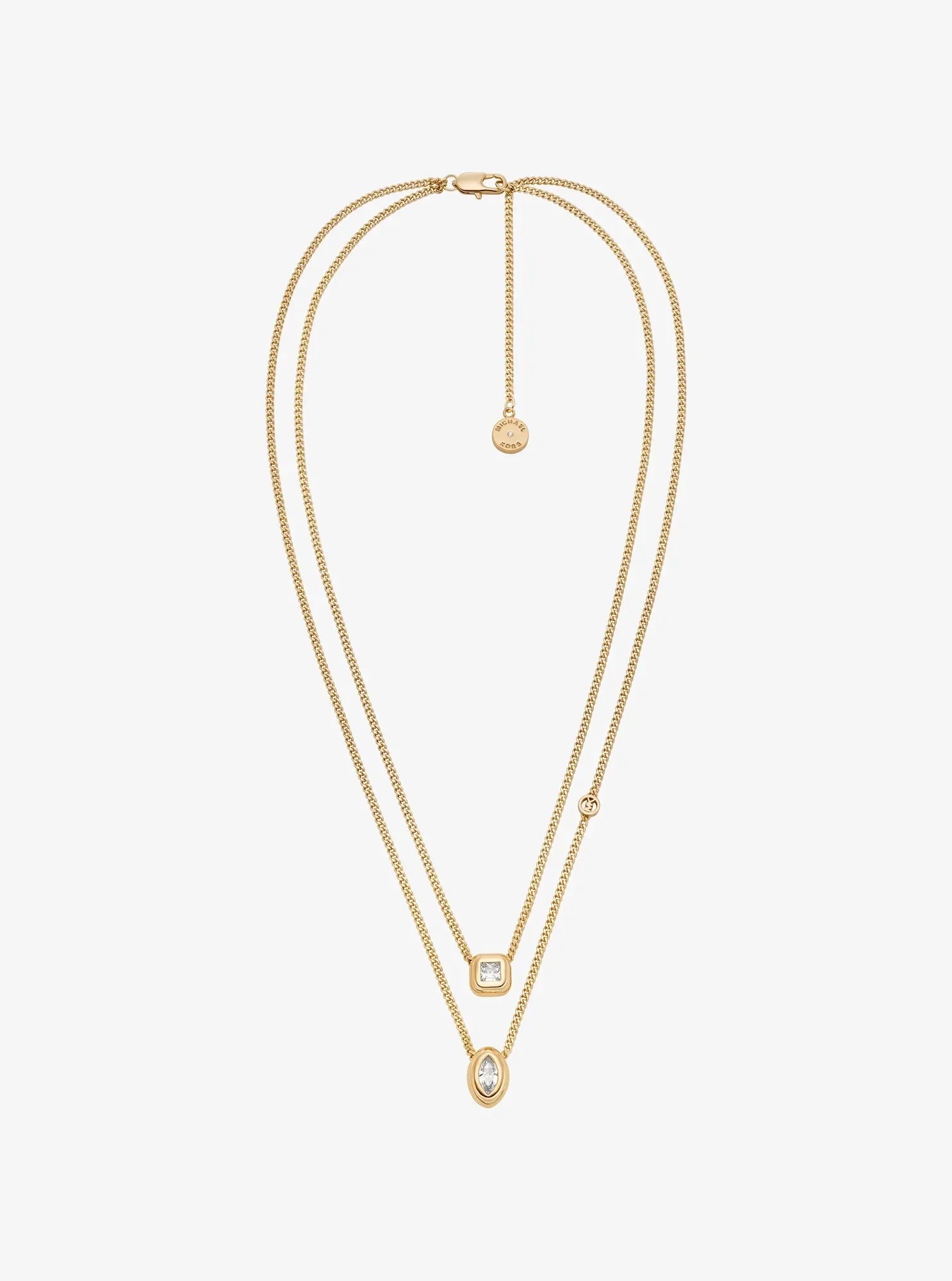 Michael Kors Cubic Zirconia Double Layered Necklace - Preorder