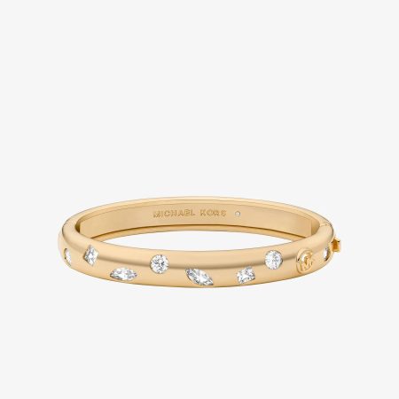 Michael Kors Cubic Zirconia Bangle - Preorder — Gold