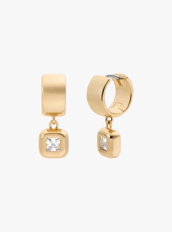 Michael Kors Cubic Zirconia Huggie Earrings - Preorder