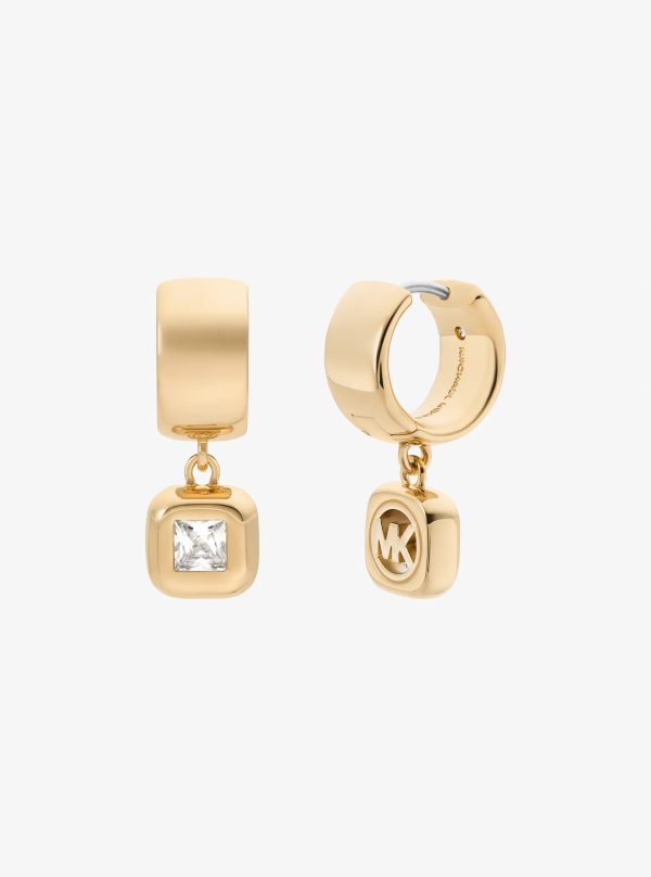 Michael Kors Cubic Zirconia Huggie Earrings - Preorder