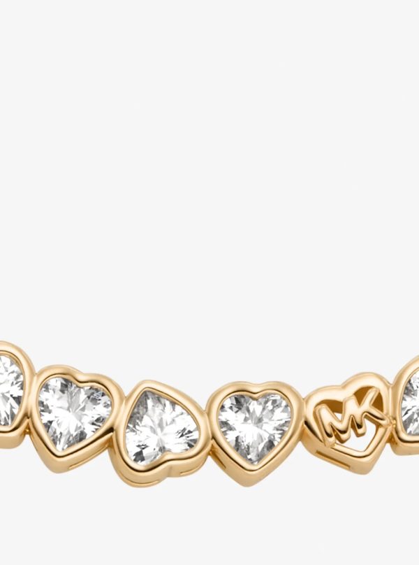 Michael Kors Cubic Zirconia Hearts Necklace - Preorder