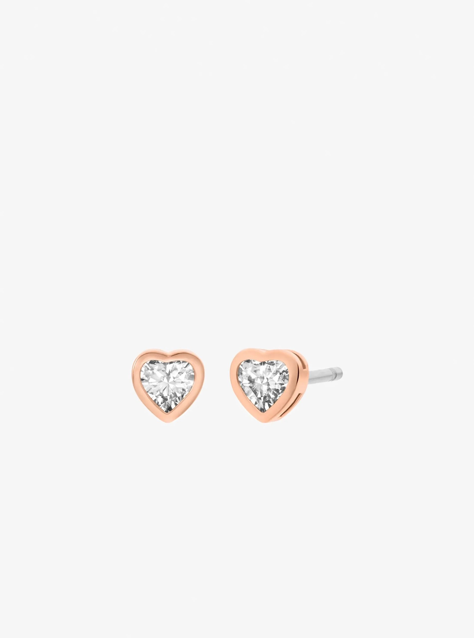 Michael Kors Cubic Zirconia Hearts Slider Bracelet and Stud Earrings - Preorder