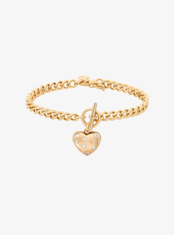Michael Kors Pavé Heart Charm Bracelet - Preorder