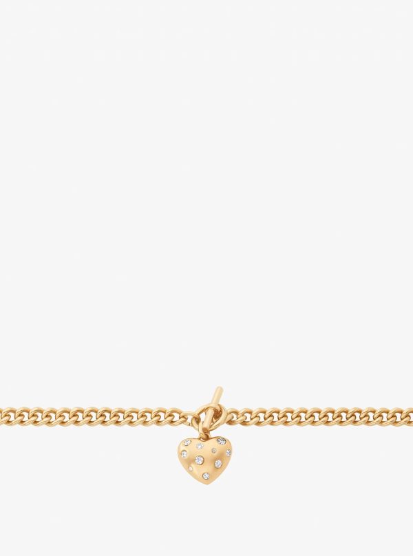 Michael Kors Pavé Heart Charm Bracelet - Preorder