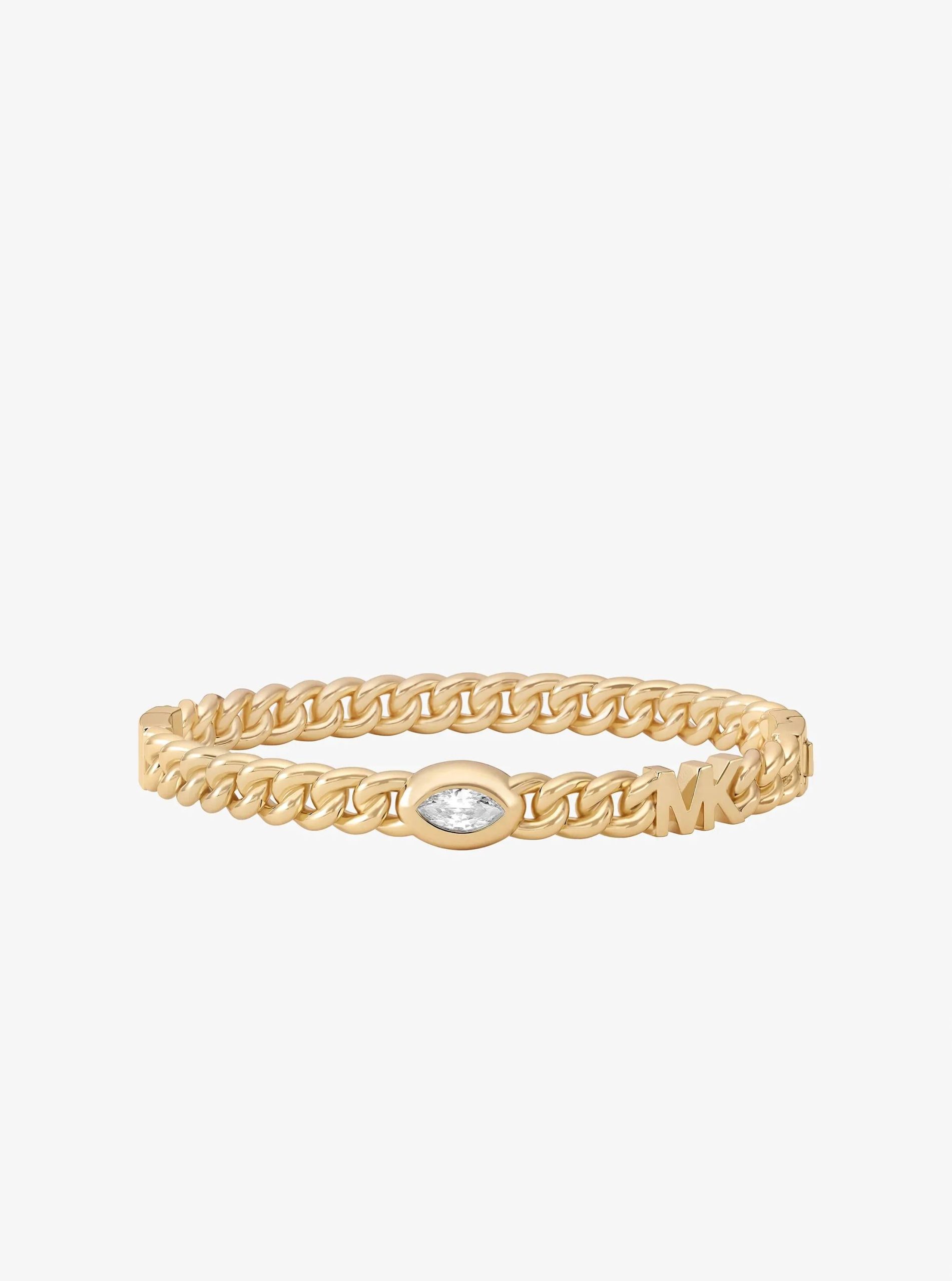 Michael Kors Marquise Stone Chain-Link Bangle - Preorder