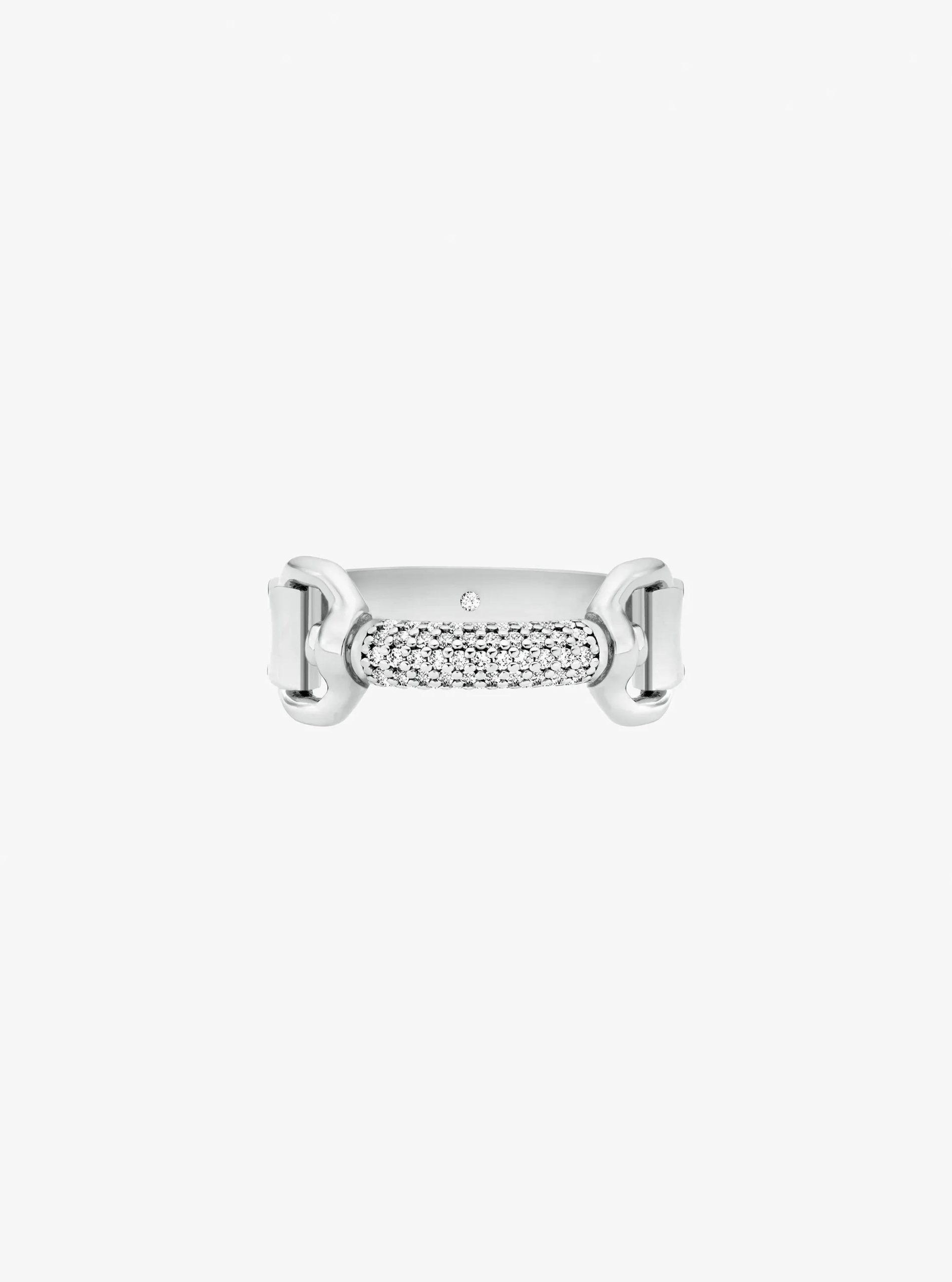 Michael Kors Pavé Horsebit Ring - Preorder