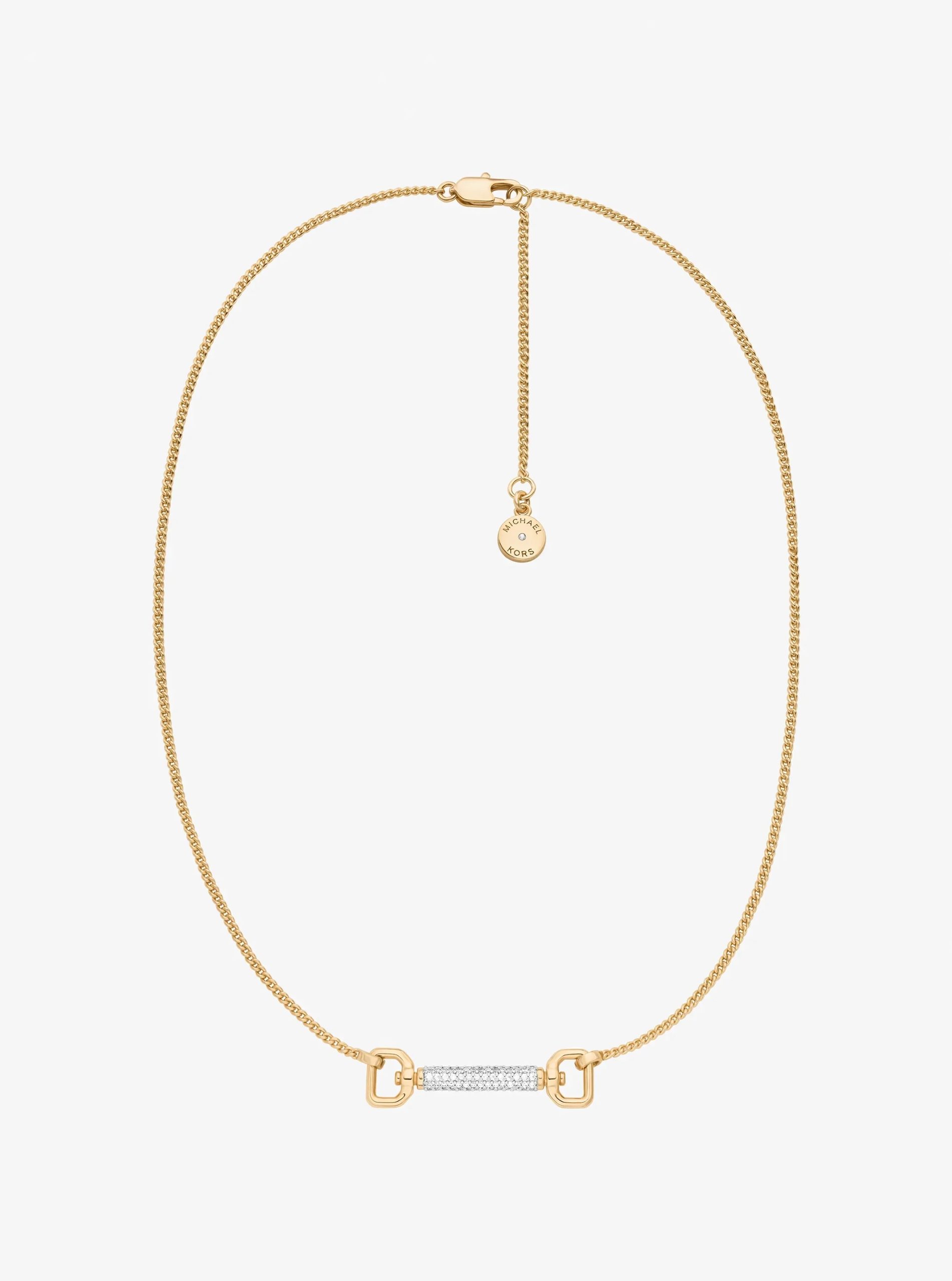 Michael Kors Pavé Horsebit Necklace - Preorder