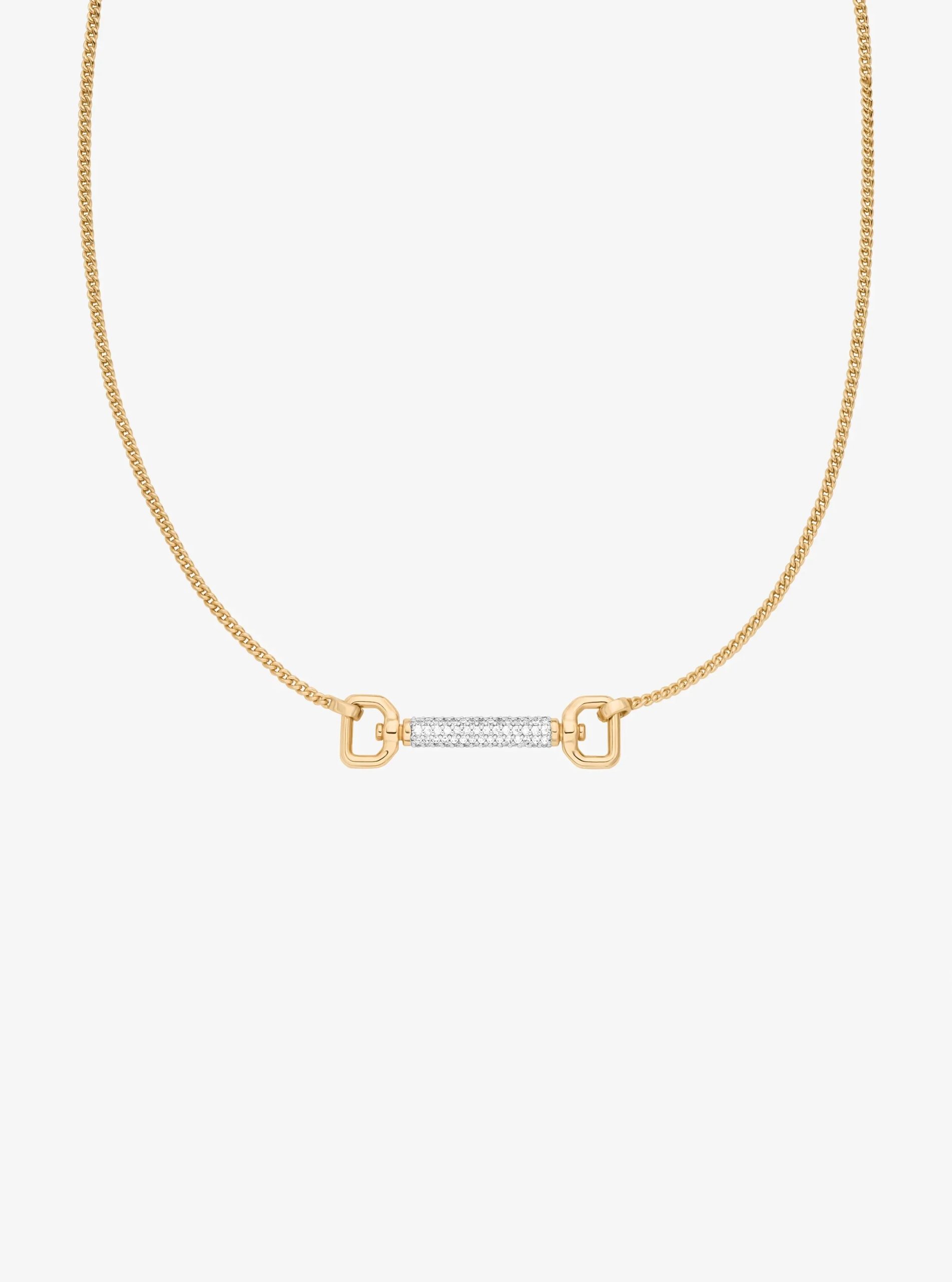 Michael Kors Pavé Horsebit Necklace - Preorder
