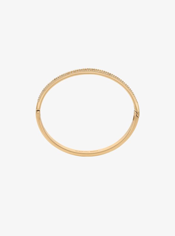 Michael Kors Pavé Perforated Logo Bangle - Preorder