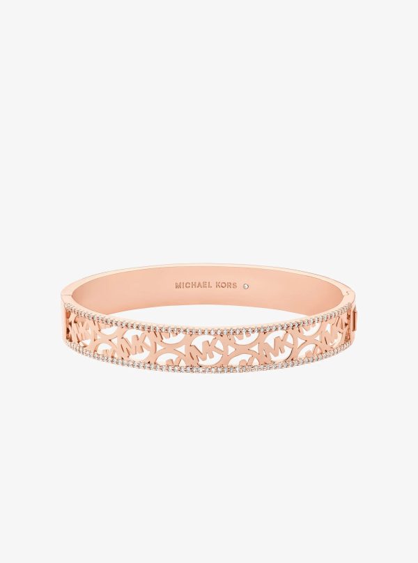 Michael Kors Pavé Logo Bangle - Preorder