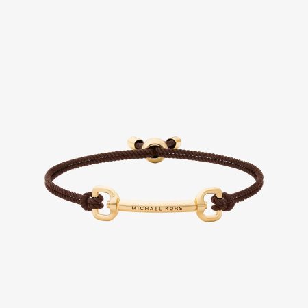 Michael Kors Horsebit Corded Slider Bracelet - Preorder — Gold Luggage