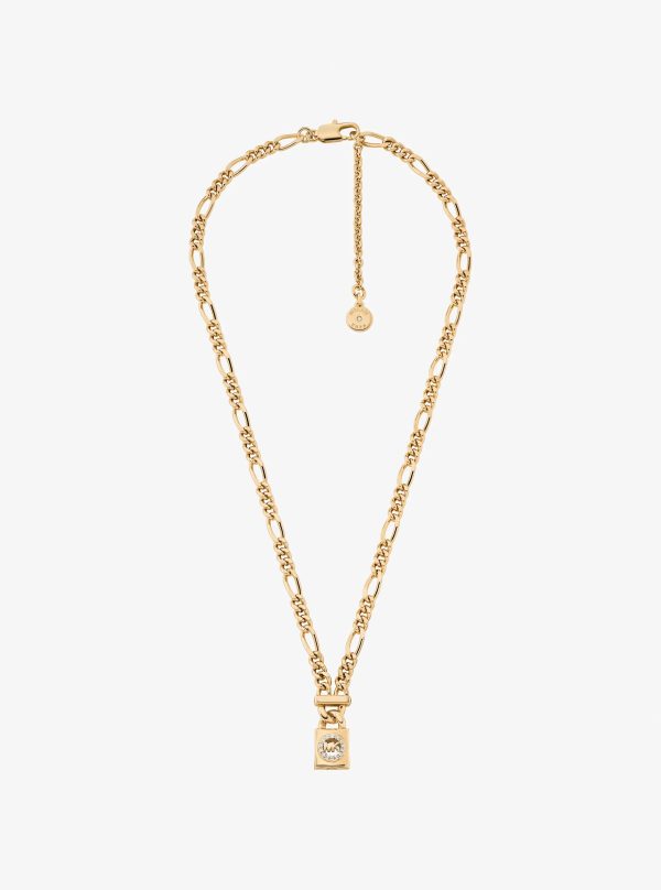 Michael Kors Pavé Logo Pendant Necklace - Preorder