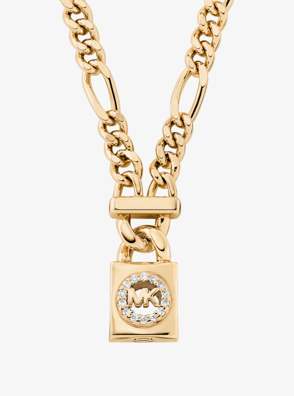 Michael Kors Pavé Logo Pendant Necklace - Preorder