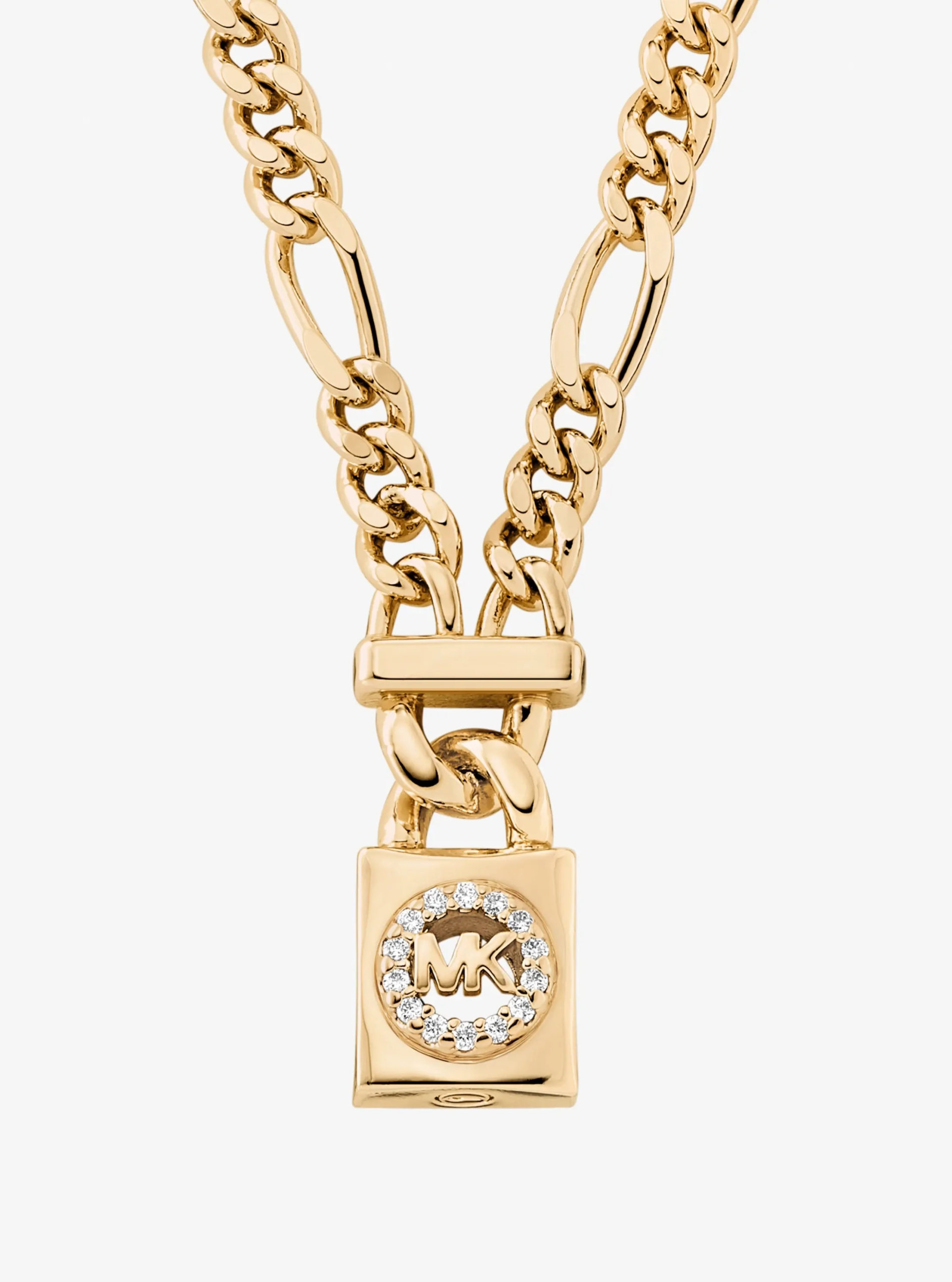 Michael Kors Pavé Logo Pendant Necklace - Preorder