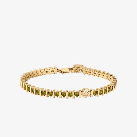 Michael Kors Cubic Zirconia Tennis Bracelet - Preorder — Emerald