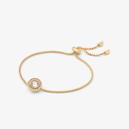 Michael Kors Pavé Halo Slider Bracelet - Preorder — Gold