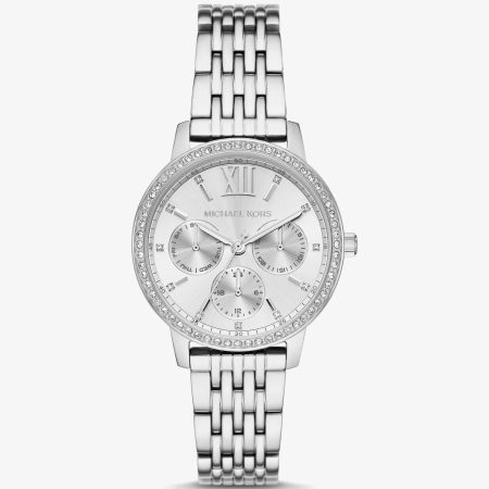 Michael Kors Melissa Pavé Silver-Tone Watch - Preorder — Silver