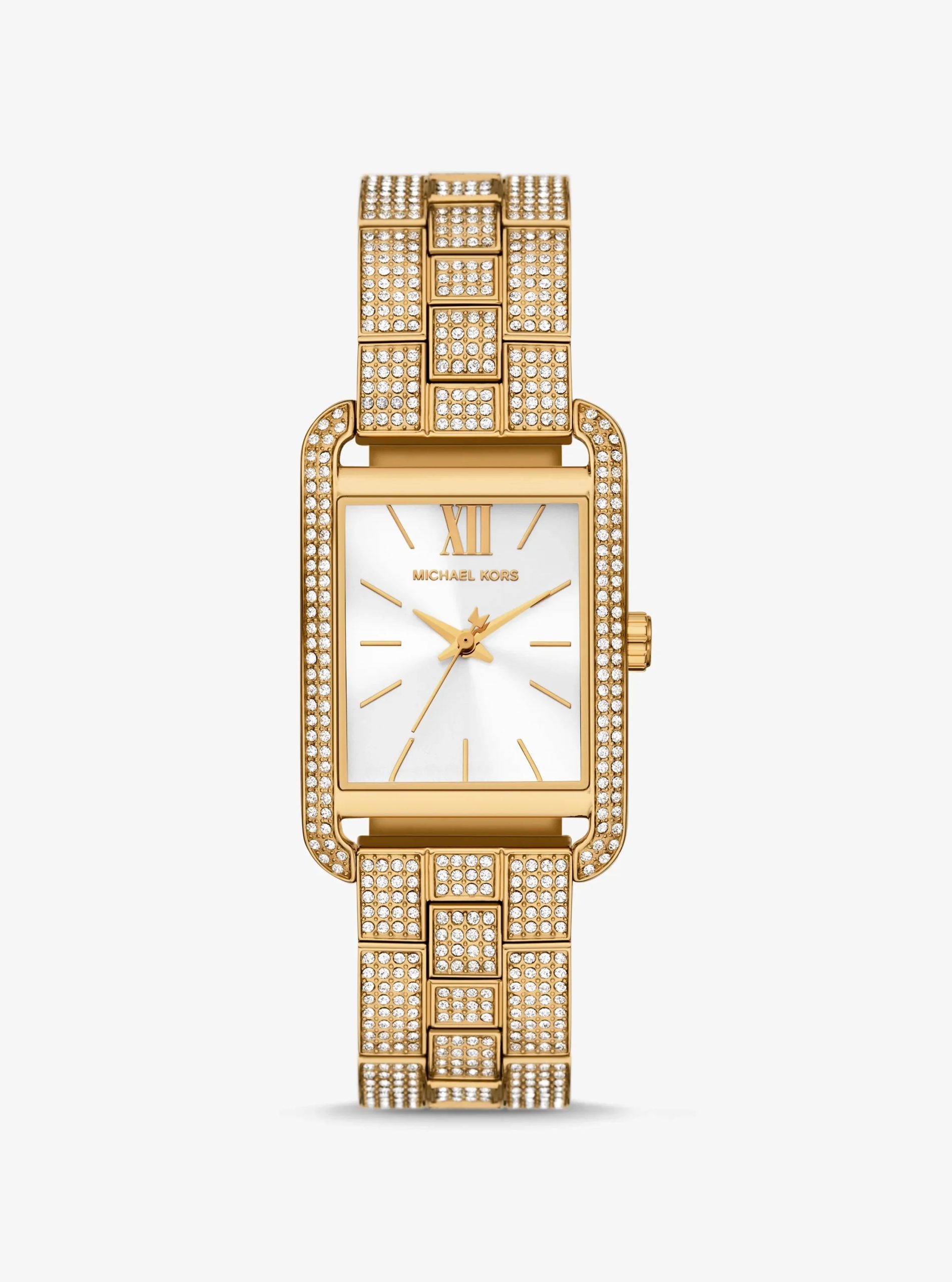 Michael Kors Monroe Pavé Gold-Tone Watch - Preorder