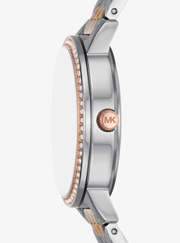 Michael Kors Melissa Pavé Tri-Tone Watch - Preorder