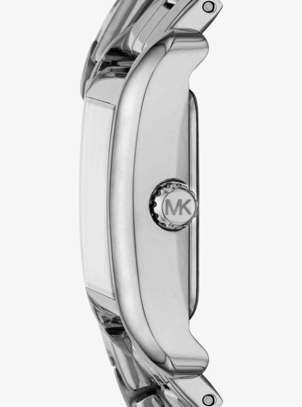 Michael Kors Mini Monroe Silver-Tone Double Wrap Watch - Preorder