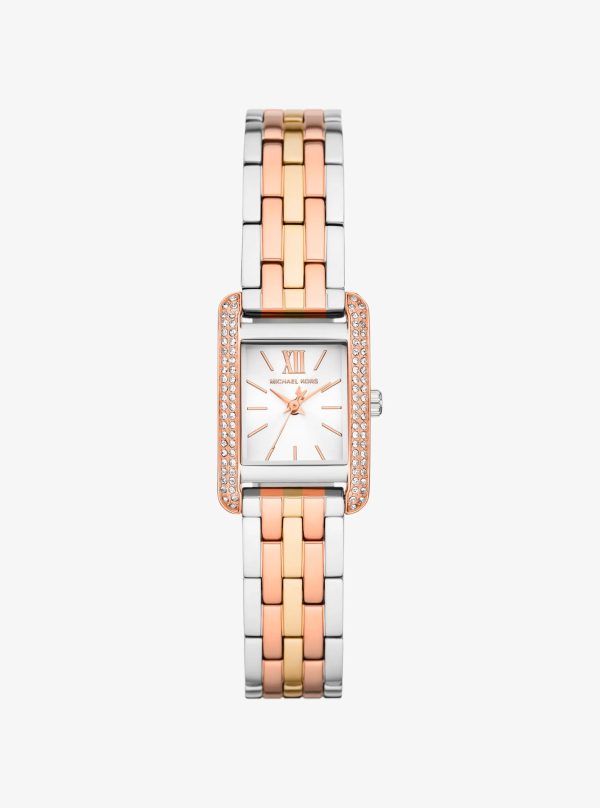 Michael Kors Mini Monroe Pavé Tri-Tone Watch - Preorder