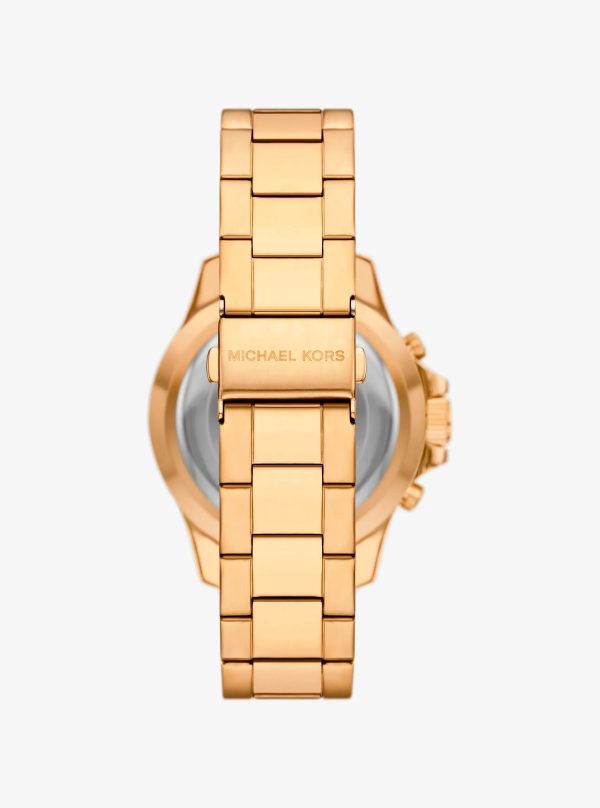 Michael Kors Oversized Everest Gold-Tone Watch - Preorder