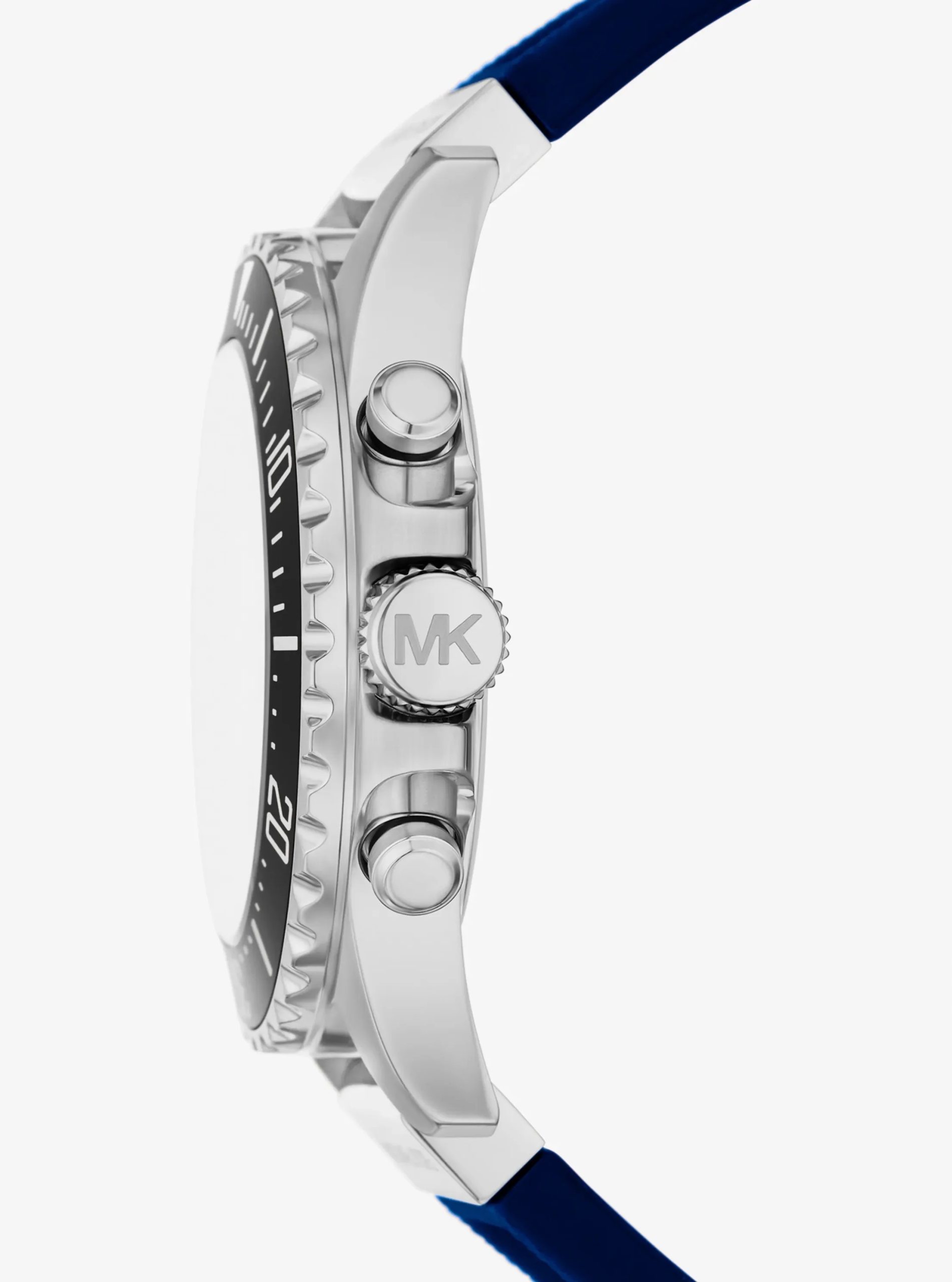 Michael Kors Oversized Everest Silver-Tone and Silicone Watch - Preorder - Image 2