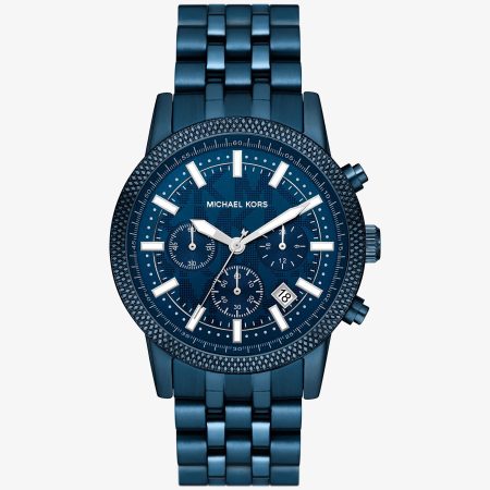 Michael Kors Oversized Hutton Blue-Tone Watch - Preorder — Navy